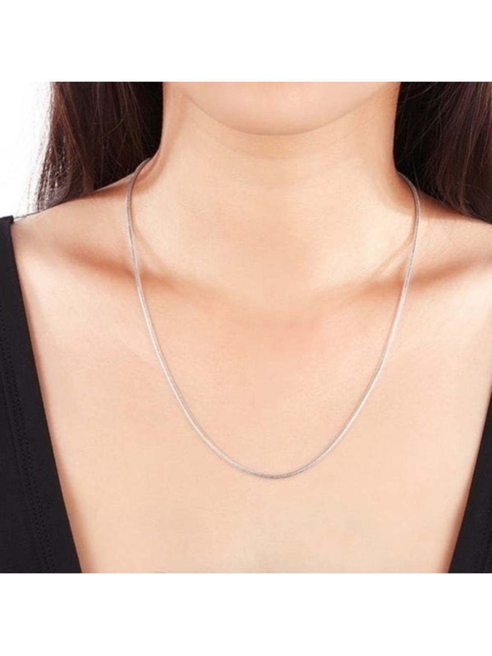 Sterling Silver 925 ITALY stamped Snake Chain Necklace SS 24” solid sterling
